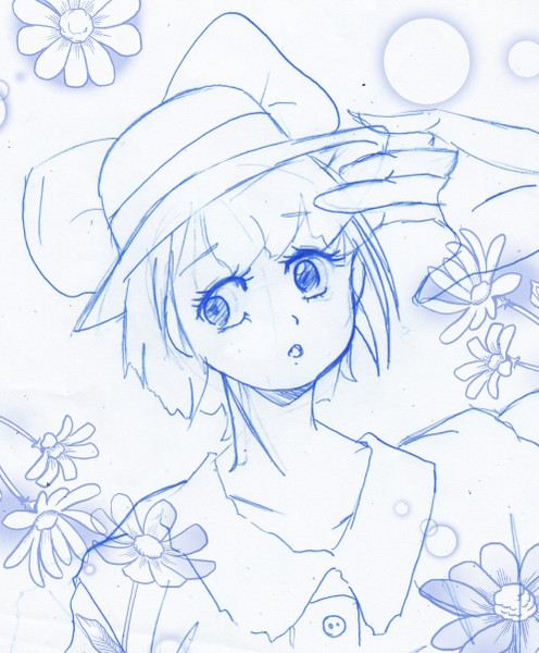 麦わら帽子の女の子 やす さんのイラスト ニコニコ静画 イラスト