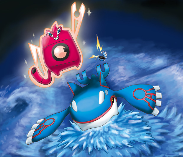 カイオーガWロトム