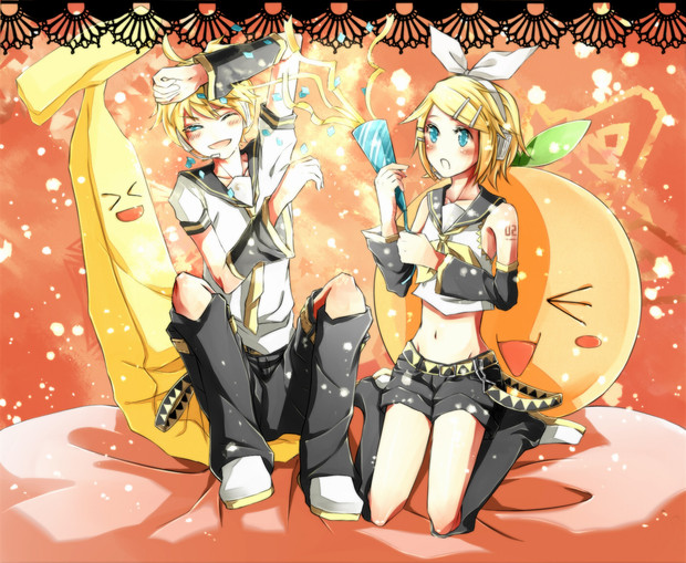 鏡音リンレンact ２ 誕生日おめでとう 動物 さんのイラスト ニコニコ静画 イラスト