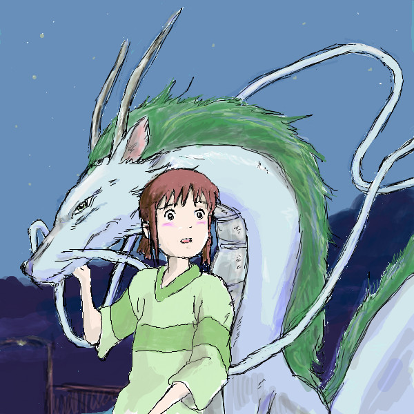 bestpictpic6 コレクション 龍 イラスト 千と千尋の神隠し ハク 千と千尋の神隠し ハク 龍 イラスト
