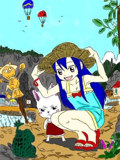 麦わら帽子ウェンディ キャミ さんのイラスト ニコニコ静画 イラスト