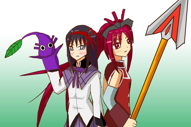 ほむらと杏子 バルド さんのイラスト ニコニコ静画 イラスト