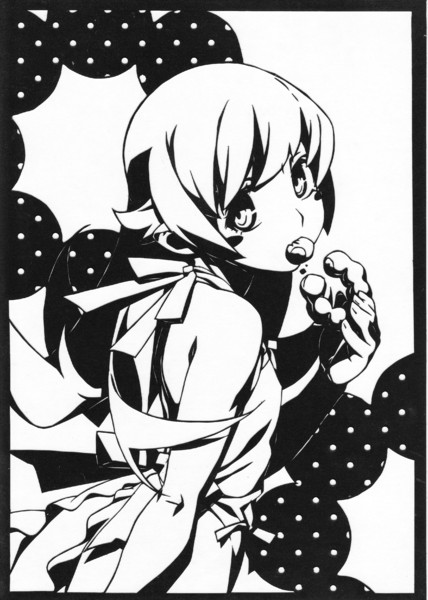 偽物語 忍野忍を切ってみた 切り絵 さとう さんのイラスト ニコニコ静画 イラスト