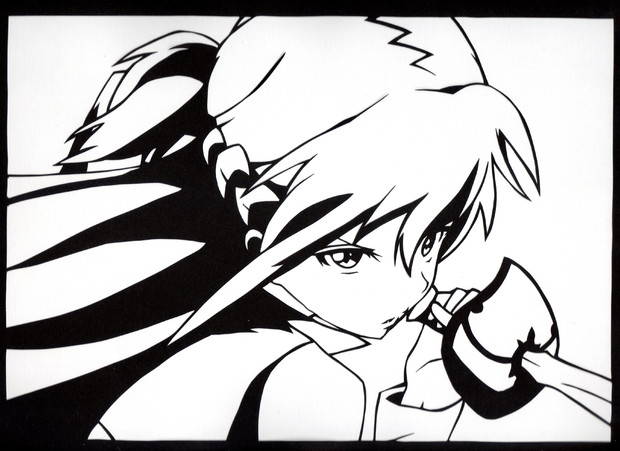 Sao アスナ切り絵 カロリン さんのイラスト ニコニコ静画 イラスト