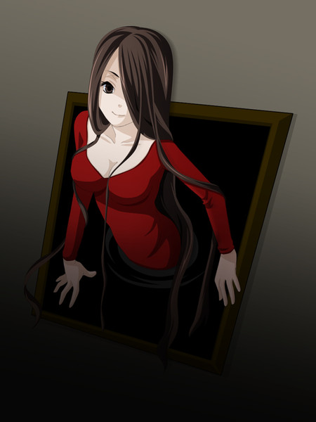 赤い服の女 ニコニコ静画 イラスト