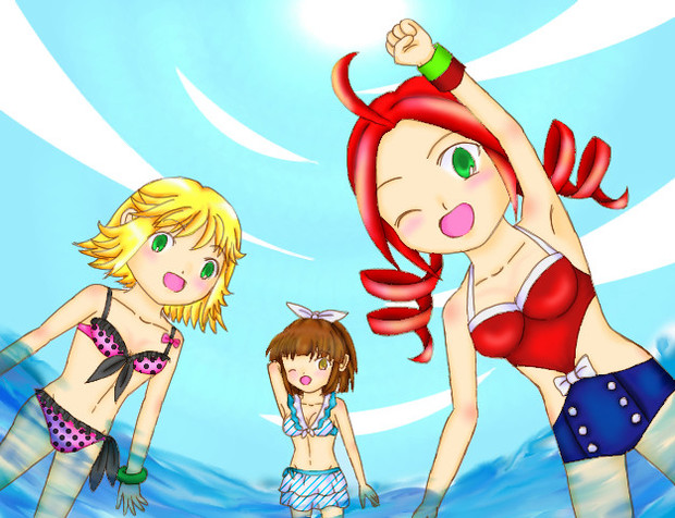 ぷよぷよ 暑中見舞い Chocolat さんのイラスト ニコニコ静画 イラスト
