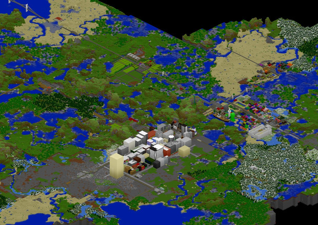 Minecraft 綺麗な世界をめざしてpart0 現在の様子 うなり さんのイラスト ニコニコ静画 イラスト