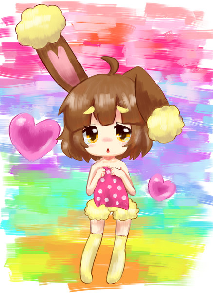 ミミロル擬人化 厚塗り Jj さんのイラスト ニコニコ静画 イラスト