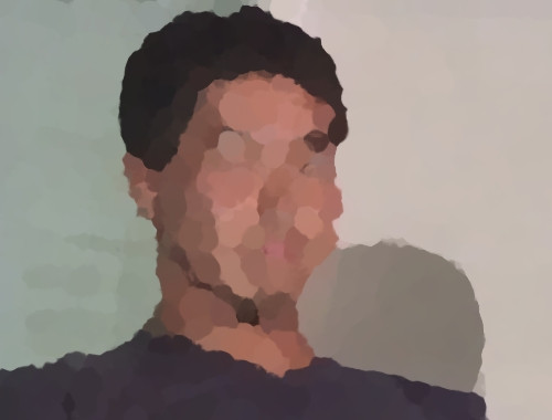 24歳、油絵です