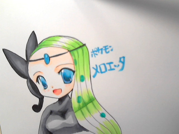 ポケモン メロエッタ擬人化 菜瀬羽なす さんのイラスト ニコニコ静画 イラスト