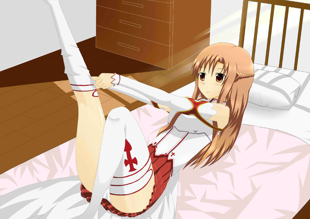 Sao 完璧に事後 アスナ 山椿ルナ さんのイラスト ニコニコ静画 イラスト