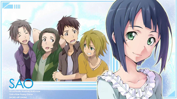 SAO 第三話 エンドカード 壁紙風 verB