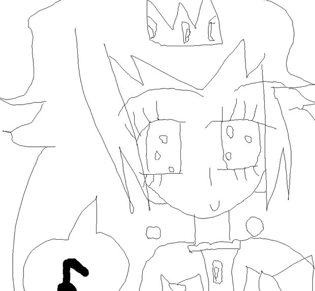 ピーチ姫塗り絵その１ あおみから Syoieru291 さんのイラスト ニコニコ静画 イラスト