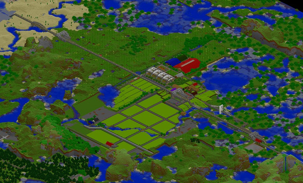 Minecraft 綺麗な世界をめざしてpart2 現在の様子 うなり さんのイラスト ニコニコ静画 イラスト