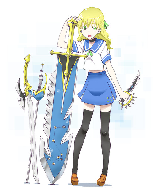 剣と金髪少女 銀丸 さんのイラスト ニコニコ静画 イラスト