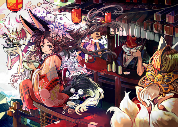 赤提灯一家 流離薄 さんのイラスト ニコニコ静画 イラスト