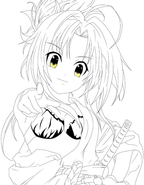 Sai マウス 信奈 線画 オメガウェポン さんのイラスト ニコニコ静画 イラスト