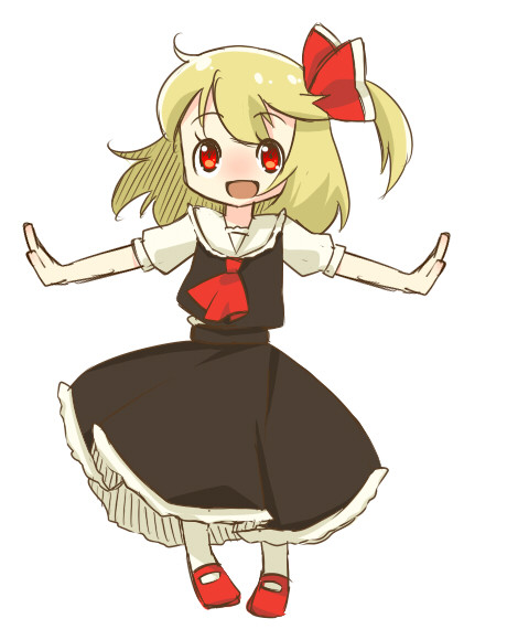 ルーミア そーなのかー ニコニコ静画 イラスト
