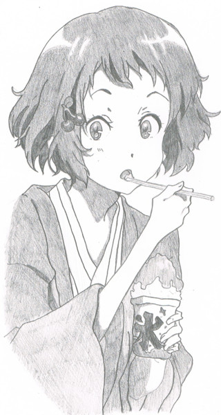 氷菓のキャラを書いてみた Aliceseven さんのイラスト ニコニコ静画 イラスト