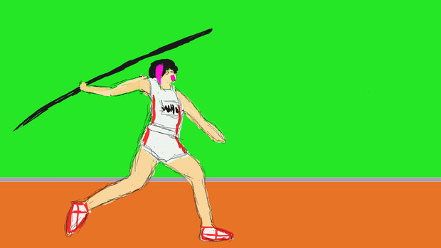 やり投げ 描いてみた はがべん さんのイラスト ニコニコ静画 イラスト