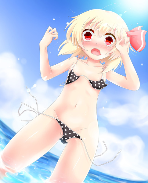 夏だ 海だ ルーミアだ ポロリだ 青koji さんのイラスト ニコニコ静画 イラスト