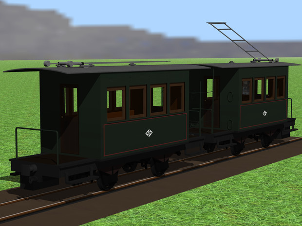 Railsim 坊ちゃん客車風 エゾモモンガ さんのイラスト ニコニコ静画 イラスト