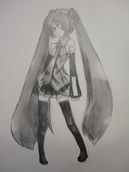 初音ミク 模写 チョコミント さんのイラスト ニコニコ静画 イラスト
