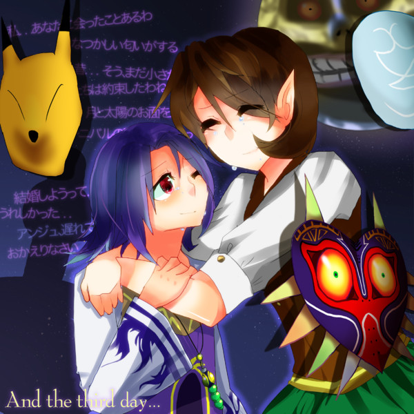 めおとのお面 ニコニコ静画 イラスト