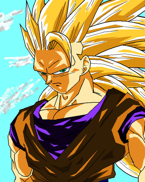 ペイント マウス 超サイヤ人３孫悟空 完全修正 プロト さんのイラスト ニコニコ静画 イラスト