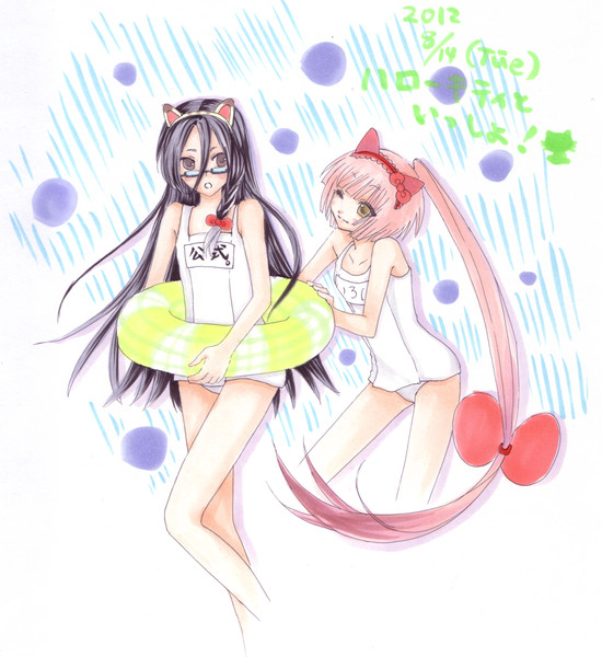 ハローキティといっしょ 公式さんをコスプレ美少女にしてみた 魔窟の王 さんのイラスト ニコニコ静画 イラスト