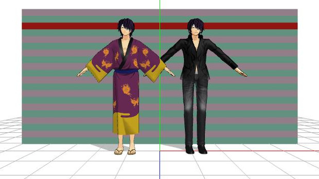 晋助さん身長体格対比 ニコニコ静画 イラスト