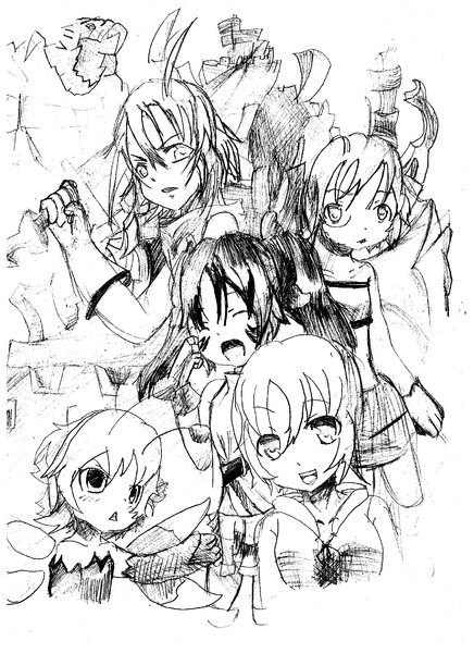中学三年生が書いた絵です 中学三年生が書いた絵です