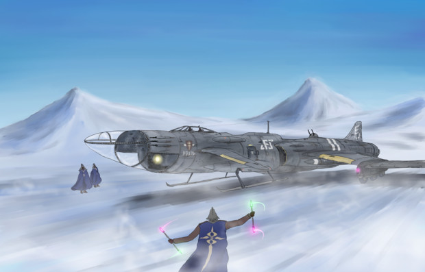 王立空軍高速戦闘艦 バルケッタ 蒼衣わっふる さんのイラスト ニコニコ静画 イラスト