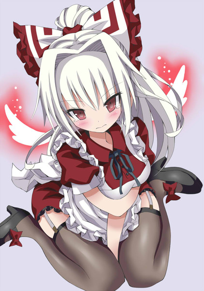 ぺたんこ座りメイドもこ ぎヴちょこ C97火南へ37ｂ さんのイラスト ニコニコ静画 イラスト