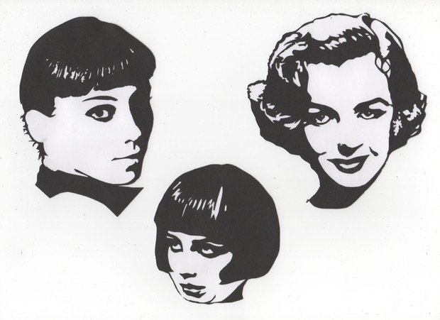 切り絵 女優シリーズ 化け猫 さんのイラスト ニコニコ静画 イラスト