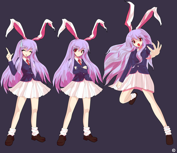 ブレザーうどんげ Kaoru さんのイラスト ニコニコ静画 イラスト