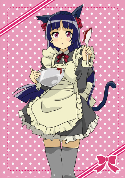 黒猫ネコ耳メイド服 よしくん さんのイラスト ニコニコ静画 イラスト