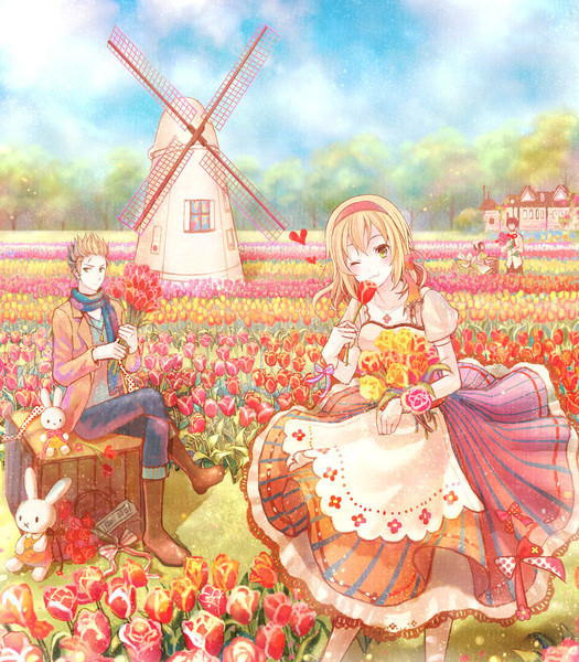 チューリップ畑 あぜら さんのイラスト ニコニコ静画 イラスト