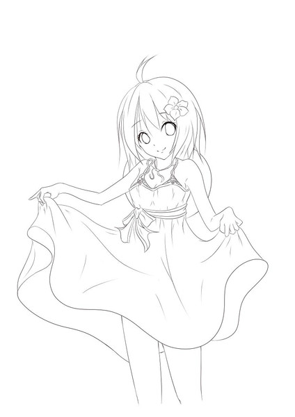 夏生まれの名無しちゃん 名前ぼしゅー やっちやっち さんのイラスト ニコニコ静画 イラスト