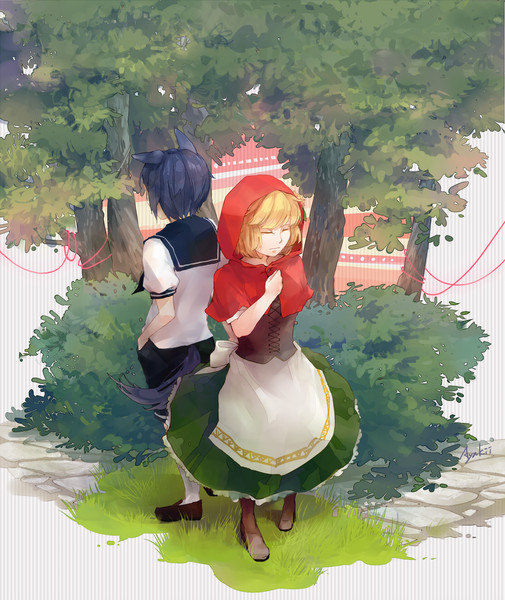 おおかみは赤ずきんに恋をした Ayakii さんのイラスト ニコニコ静画 イラスト