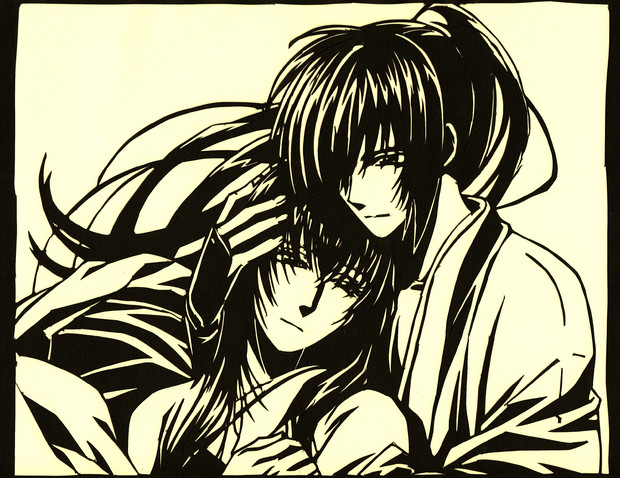 切り絵 でるろうに剣心 葉月 さんのイラスト ニコニコ静画 イラスト