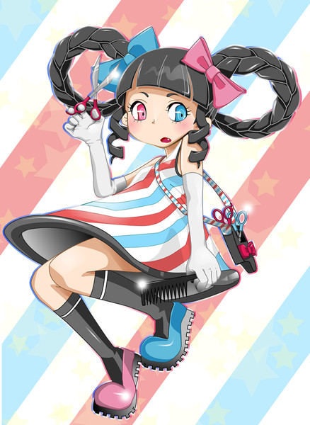 床屋とかの前にあるアレ くらげ ゆい さんのイラスト ニコニコ静画 イラスト