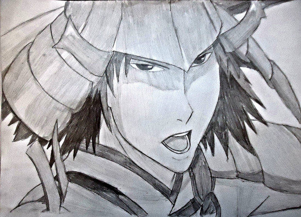 戦国BASARA　毛利元就を描いてみた