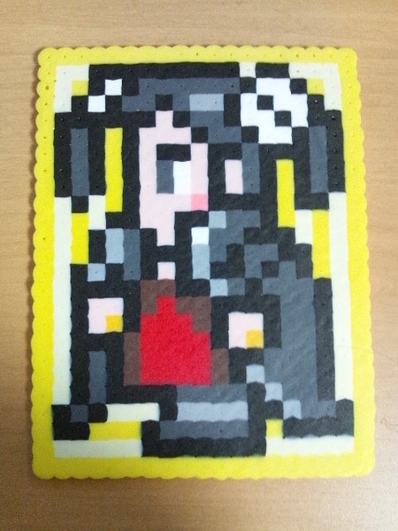 Ff風ドット絵のジャンコちゃんをアイロンビーズで こっ子 さんのイラスト ニコニコ静画 イラスト