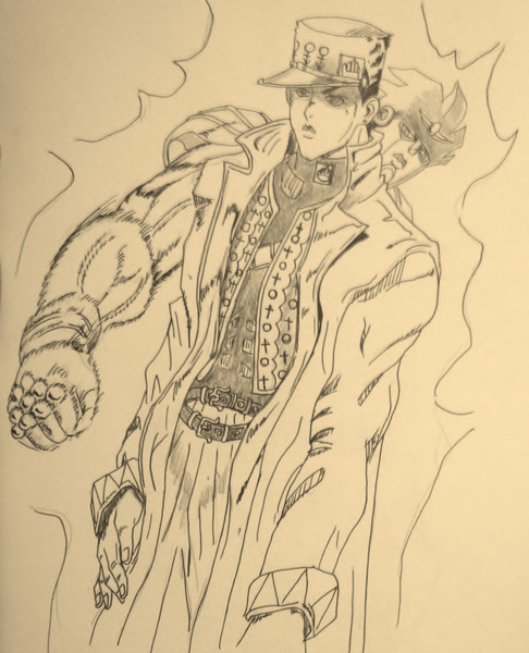 ジョジョより ４部版 空条承太郎 Mp さんのイラスト ニコニコ静画 イラスト