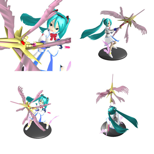 初音ミク フィギュアエフェクト練習 はるぺ さんのイラスト ニコニコ静画 イラスト
