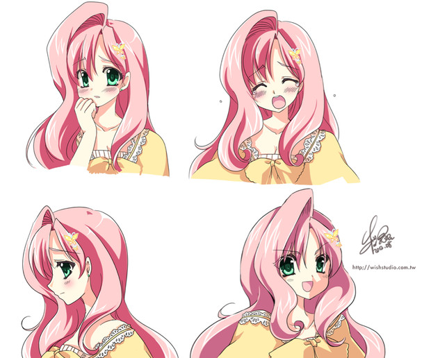 Mlp擬人化計畫 イリトルポニー擬人化のフラタシャイの表情集 櫻野露 C90三日目シ32ｂ さんのイラスト ニコニコ静画 イラスト