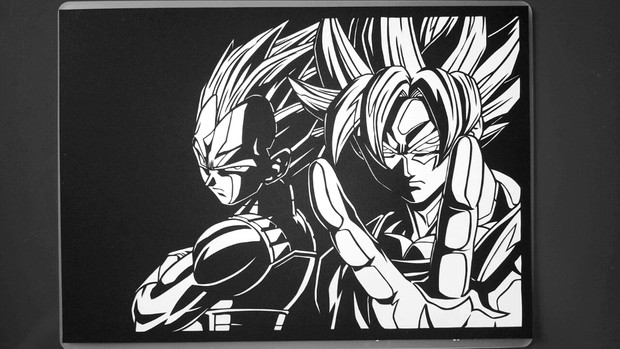 ドラゴンボール 切り絵-