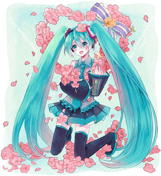 【初音ミク】おめでとミクさん！！【五周年】