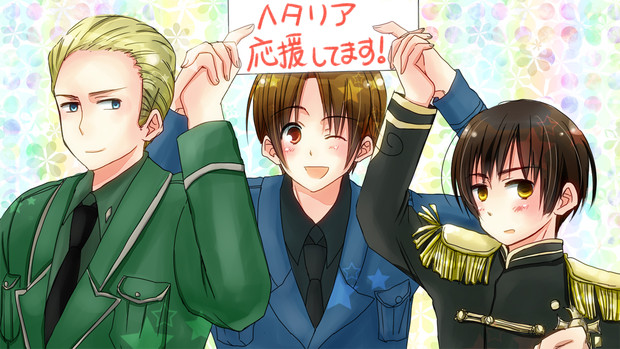ヘタリア 応援してます Gnnk さんのイラスト ニコニコ静画 イラスト